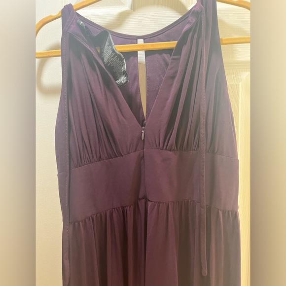 Magenta Coloured Long Formal Dress: Size “12” - Picture 5 of 16